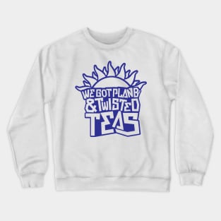 Plan Bs & Twisted Teas - Blue Outline Crewneck Sweatshirt